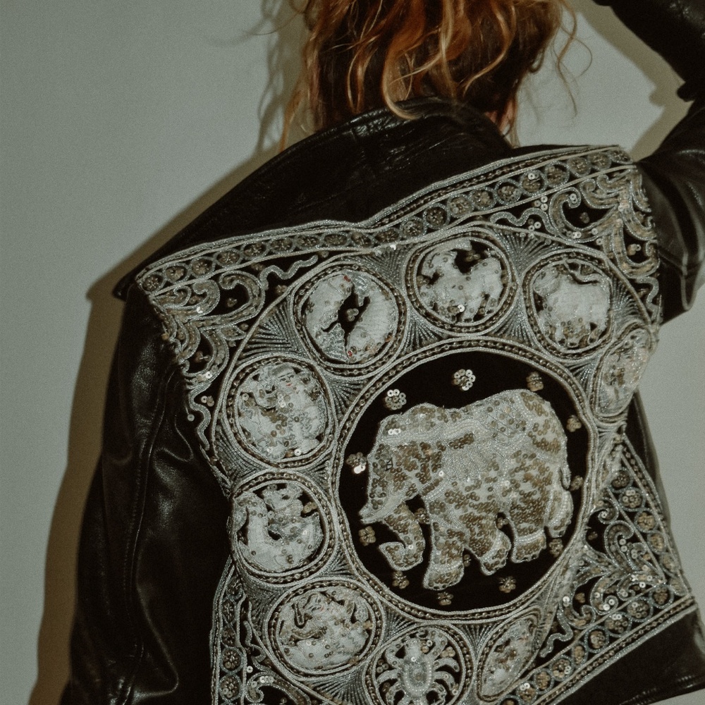 G-Star Customized Leather Jacket